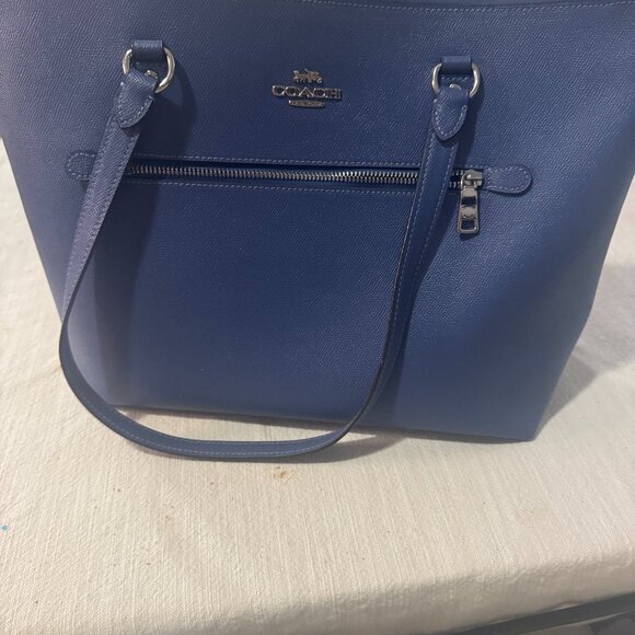 COACH Tote/ Shoulder Bag F58846 Royal Blue - Picture 1 of 3